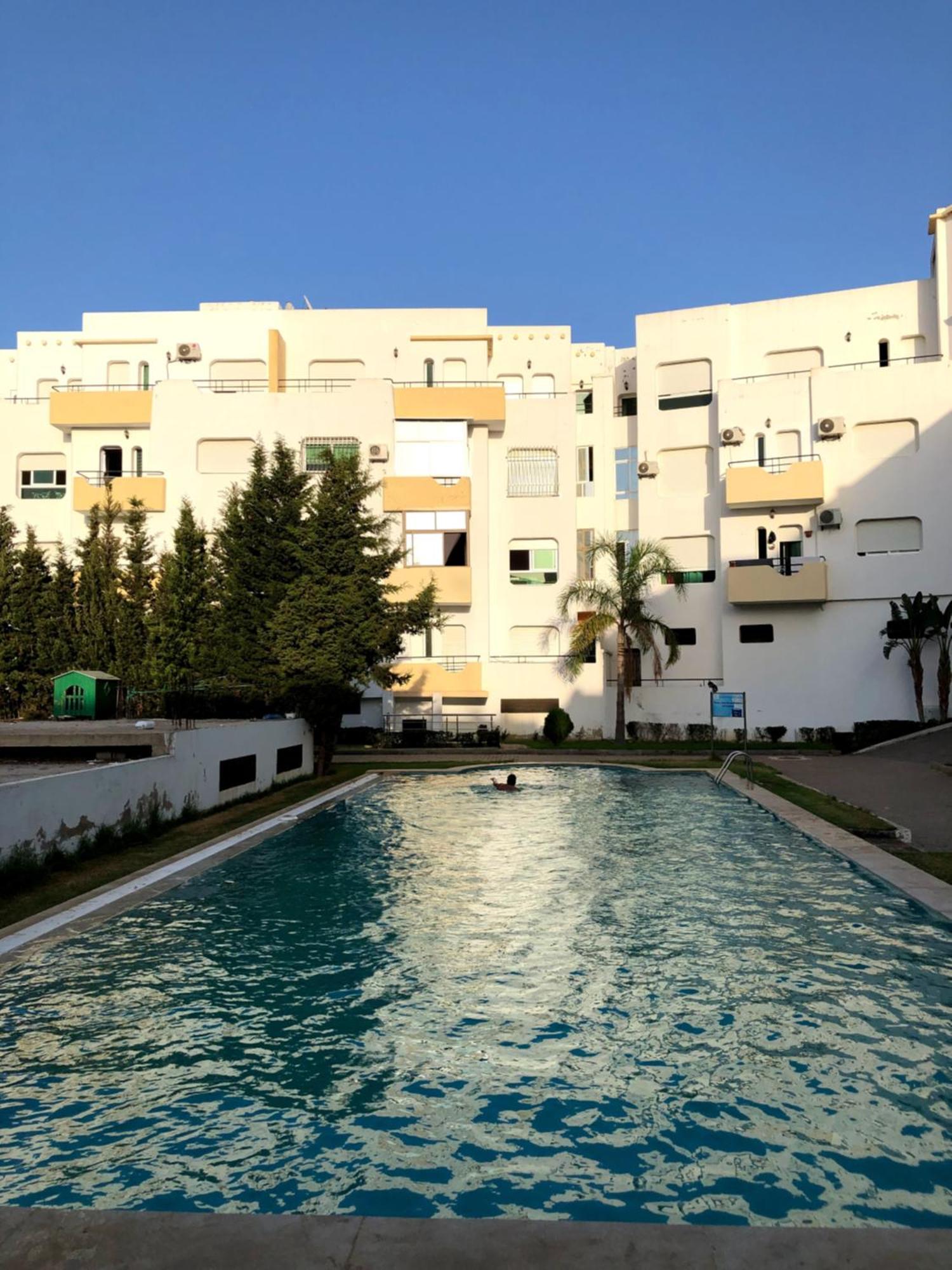 Fantastique Appartement Avec Piscine Sur La Plage M2 Tangier Bagian luar foto